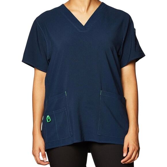 Carhartt Women’s Force Cross-Flex V-Neck Scrub Top Size Small - Picture 1 of 10